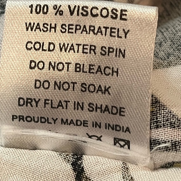 Here & Now Floral Printed Maxi Caftan Coverup Drawstring Cinched Waist - Picture 12 of 12